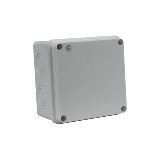 IP65 Weatherproof Enclosure 100x100x70mm with Knockouts